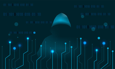 cyberpunk cyber-crime symbolizing digital danger and hacking abstract.