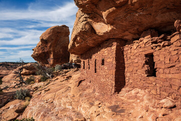 Face Rock Guarding the Ruins, Citadel Ruin, Bears Ears National Monument, Utah