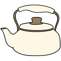 Cartoon Kettle Illustration
