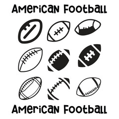 American Football Vector Bundle