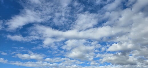 blue sky with clouds