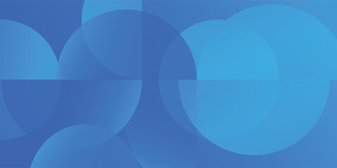 Blue asbtract background. Dynamic shapes composition. Vector illustration