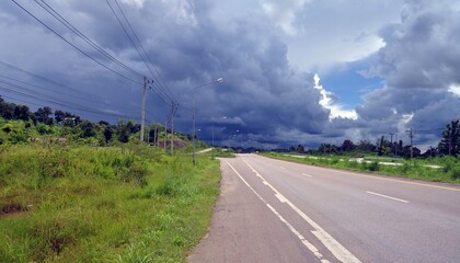 road in the countryside