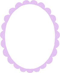 colorful curvy crayon frame