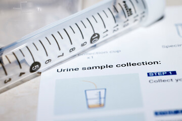 Urine Sample Test Kit and Instructions