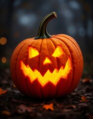 Carved pumpkin spooky halloween jackolantern design perfect for autumn celebrations and festive decorations on transparent background halloween costumes holiday party horror design custom scary