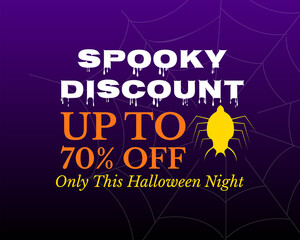 halloween spooky discount night special offer