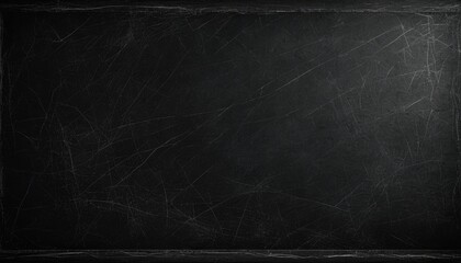 Textured, dusty chalkboard. Scratches and grunge overlay in dark, empty composition