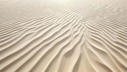 Fototapeta premium Undulating sand dunes, a vast desert landscape under the sun