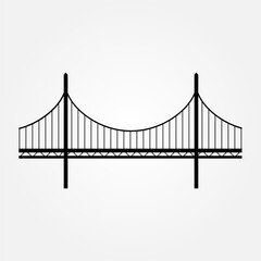 bridge icon symbol illustration vector eps10 logo template design pattern seamless bright minimal design flat design realistic style simple design modern design