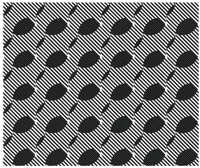 Seamless geometric pattern shape background black and white