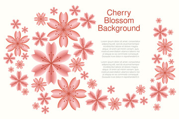 Cherry blossom seamless
