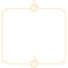 New Year Frame with Firework