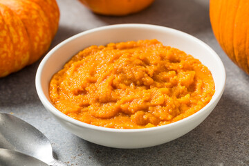 Raw Organic Cooked Pumpkin Puree