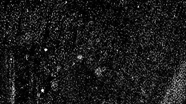 Old grunge black texture. Dark weathered overlay pattern sample on transparent background, screen background, for vintage visuals.