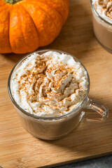 Sweet Homemade Warm Pumpkin Spice Latte