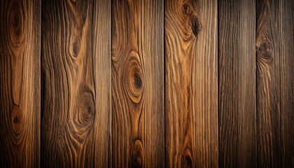 Obraz premium Close-up of a vertical, weathered, wooden plank background