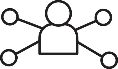 Stay connected and expand your network with this simple yet powerful networking concept, ideal for business and personal growth, a modern social outreach