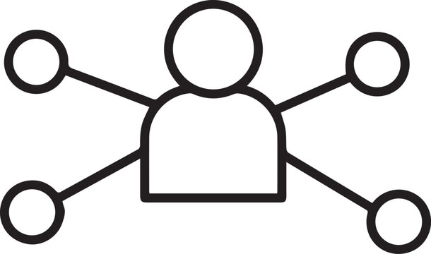 Stay connected and expand your network with this simple yet powerful networking concept, ideal for business and personal growth, a modern social outreach