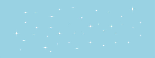 Set of sparkling stars icon. Various stars in white color isolated. Different shine or sparkle. Decorative twinkle and bursts forms, shining flash symbols, glowing light effect. Vector EPS 10.