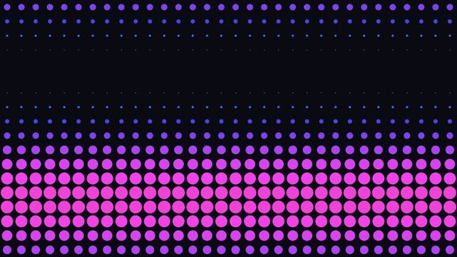 Gradient Circles Packed in Grid Pattern