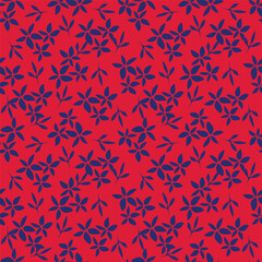 Seamless flowers pattern in vector. Abstract flower pattern design
