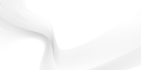 Elegant Minimalist Line Wave Background for Banner and Template Design