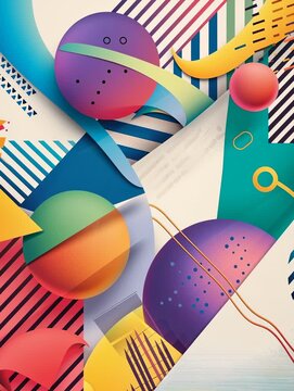 Futuristic and colorful geometric patterns for a creative and eye-catching background.