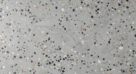 grey terrazzo concrete stone surface pattern background