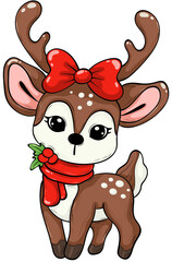 christmas deer