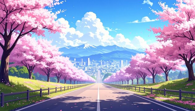 桜並木 Images – Browse 57,896 Stock Photos, Vectors, and Video