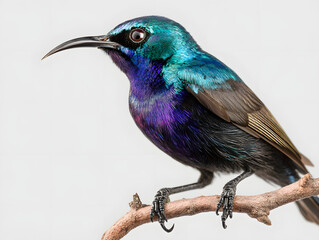 Stunning Ultra-Realistic Profile of a Vibrantly Colored Bird in Cinematic Studio Lighting