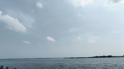 Calm Water Views and Sky Over Lake Putrajaya in Malaysia