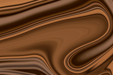 Fluid art. Abstract paint background. Brown background