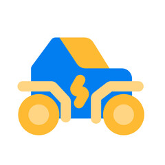 compact ev flat icon