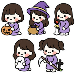 귀여운 할로윈 캐릭터