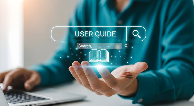 Access knowledge easily with a digital user guide search