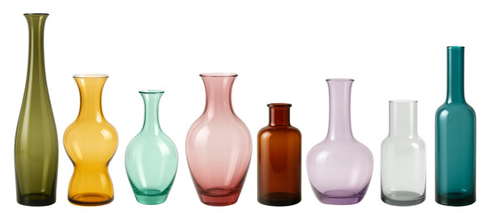 Colorful Glass Vases Collection – Modern Home Decor