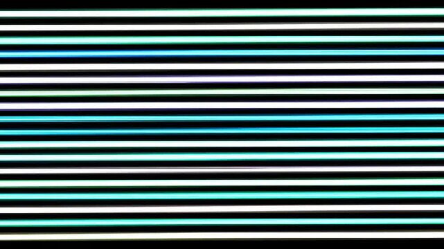 A close-up of evenly spaced horizontal stripes, alternating in color and tone