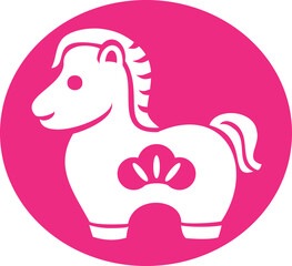 午年の馬のスタンプ