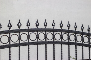 Ornamental Wrought Iron Fence. Metal Fence.	