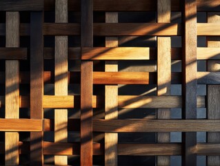 A wooden wall with a clock on it