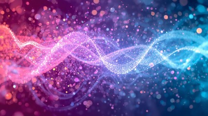 Fototapeta premium Futuristic neon tech backgrounds with glowing gradients, geometric light shapes and cyber aesthetic. Perfect for modern UI design, digital art, sci-fi concepts, and tech branding visuals.