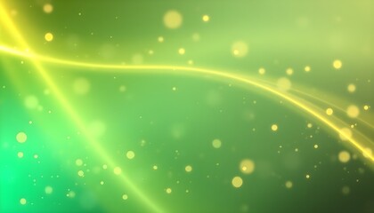초록에서노랑으로흐르는빛나는오로라배경