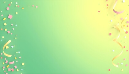 녹색과노란색배경의축하파티웹사이트배경