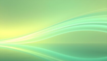 미래적인_초록노랑_흐르는빛_추상배경