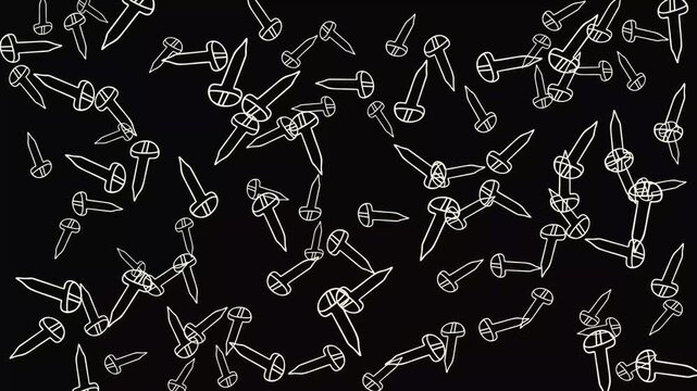 nail pattern animation background