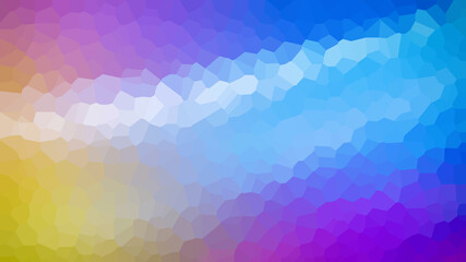 Abstract polygonal background with a gradient color scheme, creating a modern and visually appealing design with geometric shapes and smooth transitions