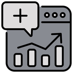 Fototapeta premium Demand Grey Icon Editable Stroke