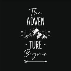 Mountain adventure vintage retro wildlife wilderness forest river pine trees wolf bear hill hiking lover campfire adventures typography great outdoors wanderlust wander graphics tshirt design